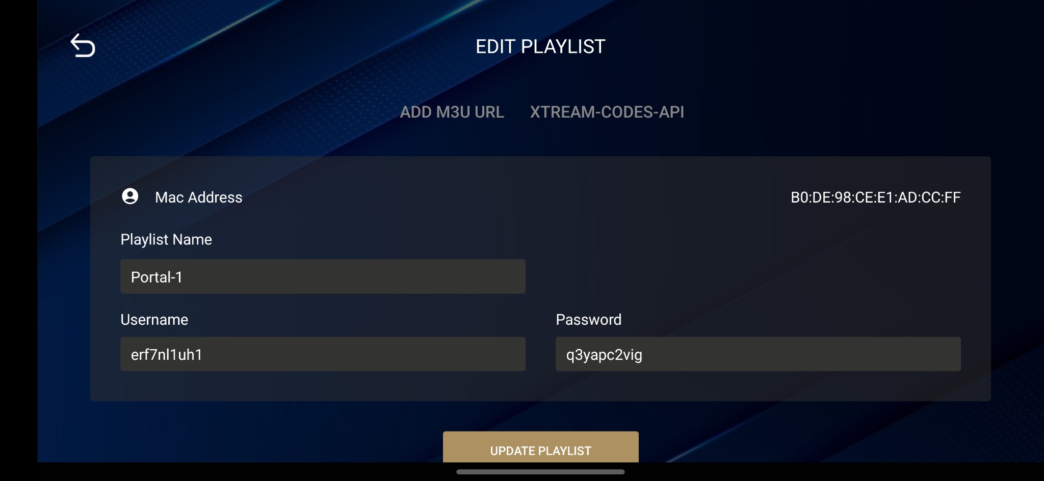 Dream 4K player application screen 4 showing the app interface
